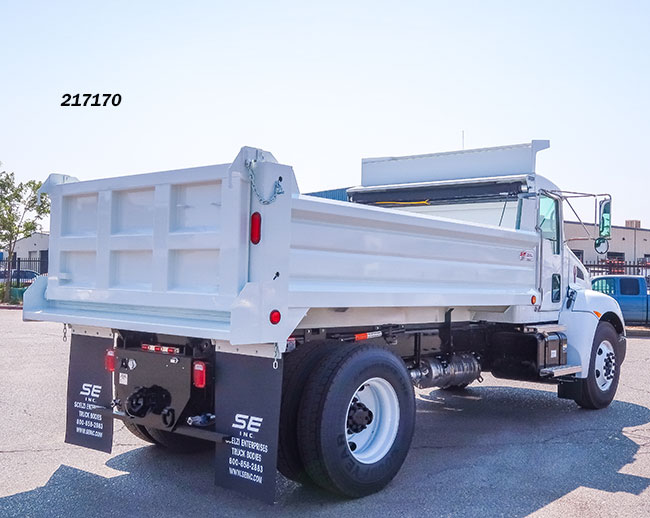 Scelzi White Dump Bed Truck Body