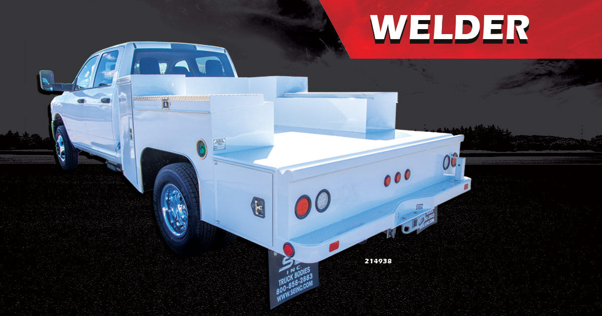 White Scelzi Welder Truck Body