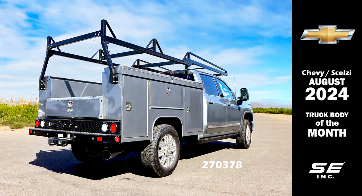 AUGUST 2024 AUGUST/Scelzi Truck Body of the Month