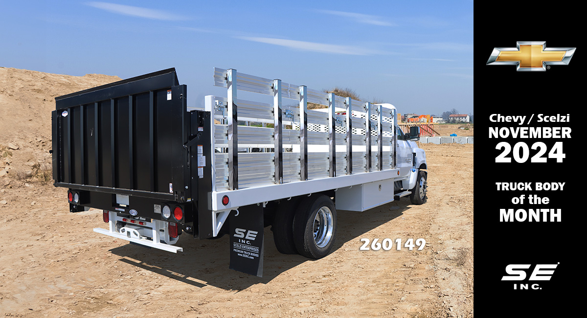 NOVEMBER 2024 NOVEMBER/Chevy Scelzi Truck Body of the Month