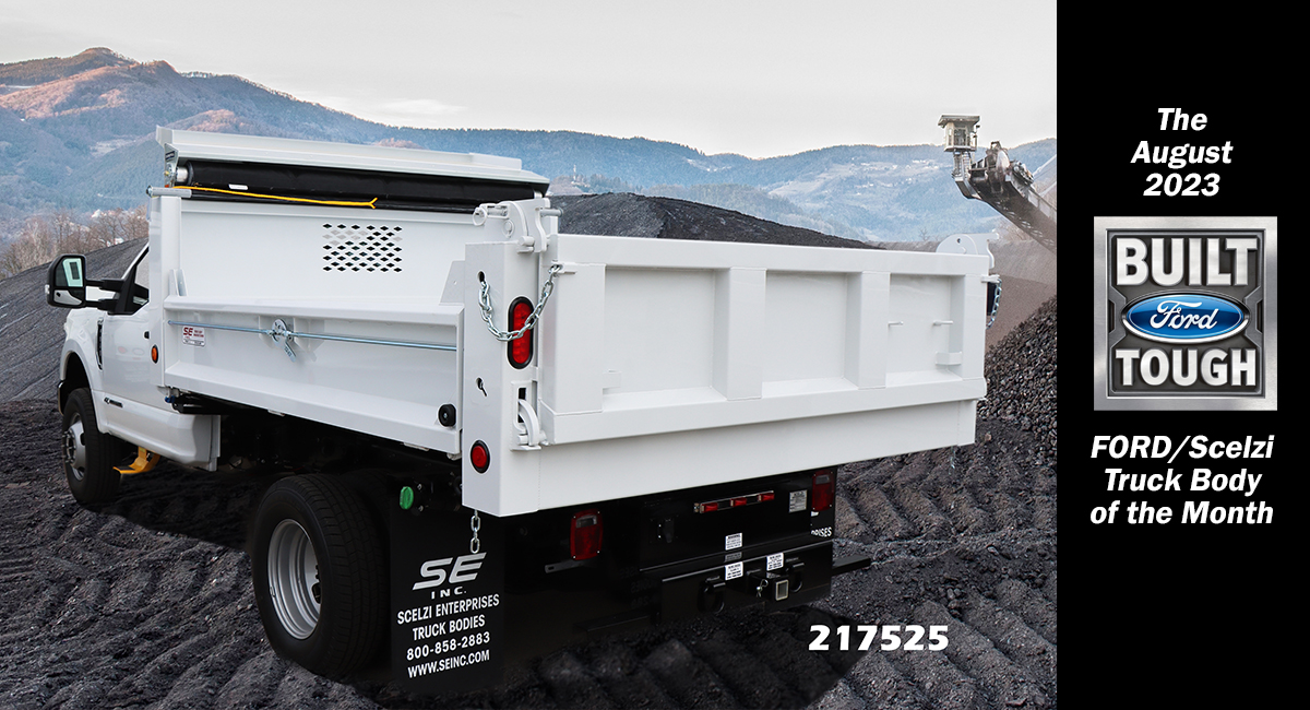 Scelzi White Dump Truck