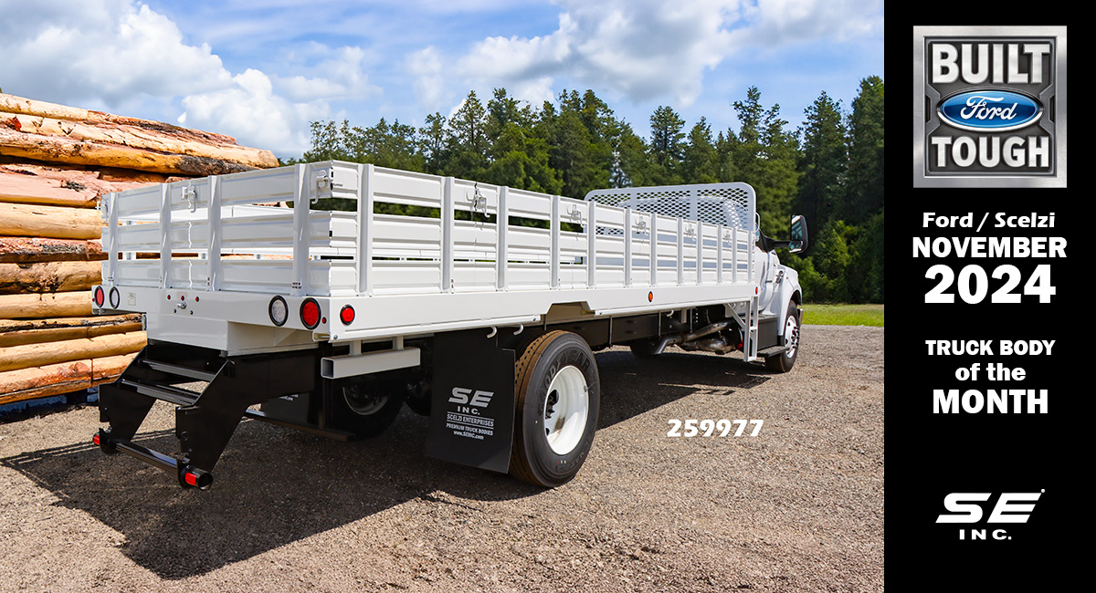 NOVEMBER 2024 NOVEMBER/Ford Scelzi Truck Body of the Month