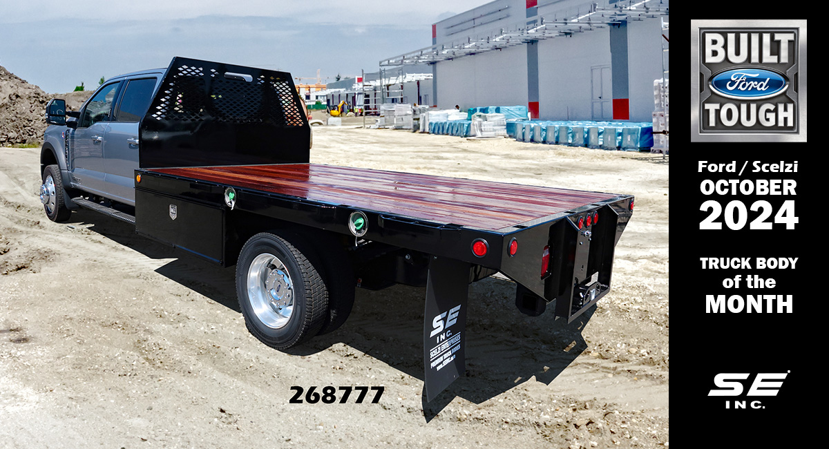 OCTOBER 2024 OCTOBER/Scelzi Truck Body of the Month