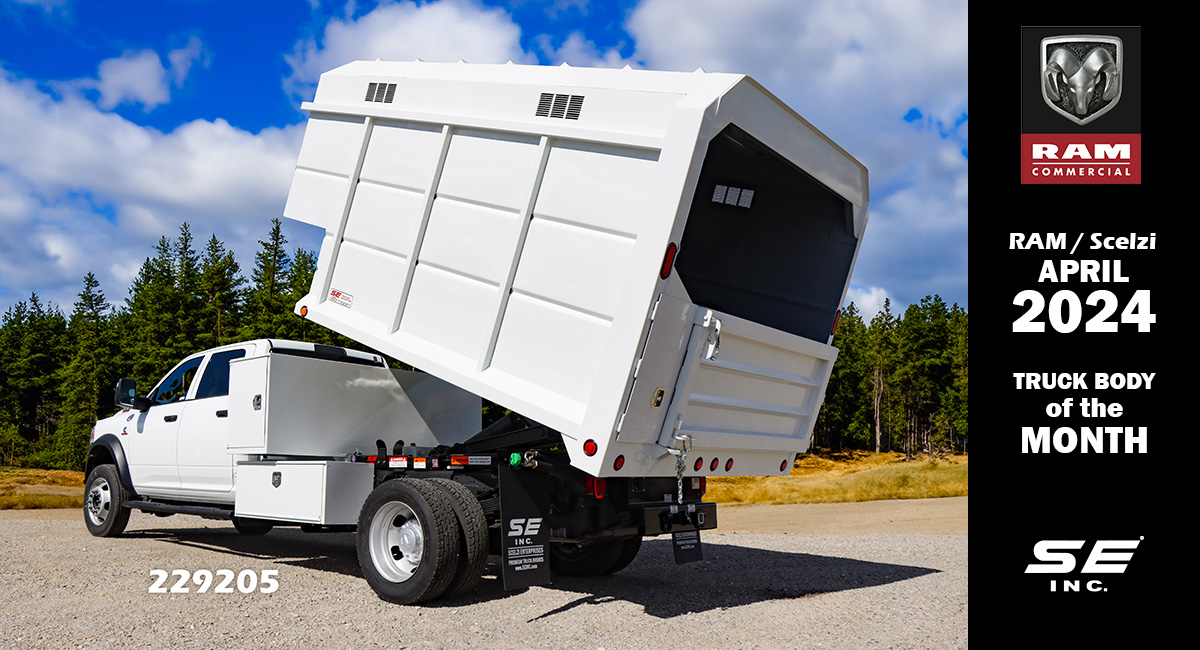 APRIL 2024 APRIL/Scelzi Truck Body of the Month