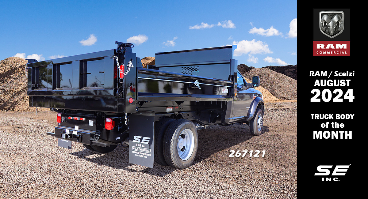 AUGUST 2024 AUGUST/Scelzi Truck Body of the Month
