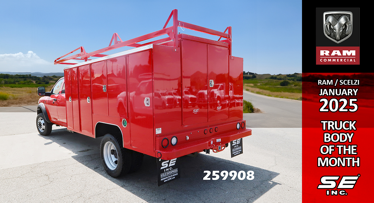 JANUARY 2025 JANUARY/Scelzi Truck Body of the Month